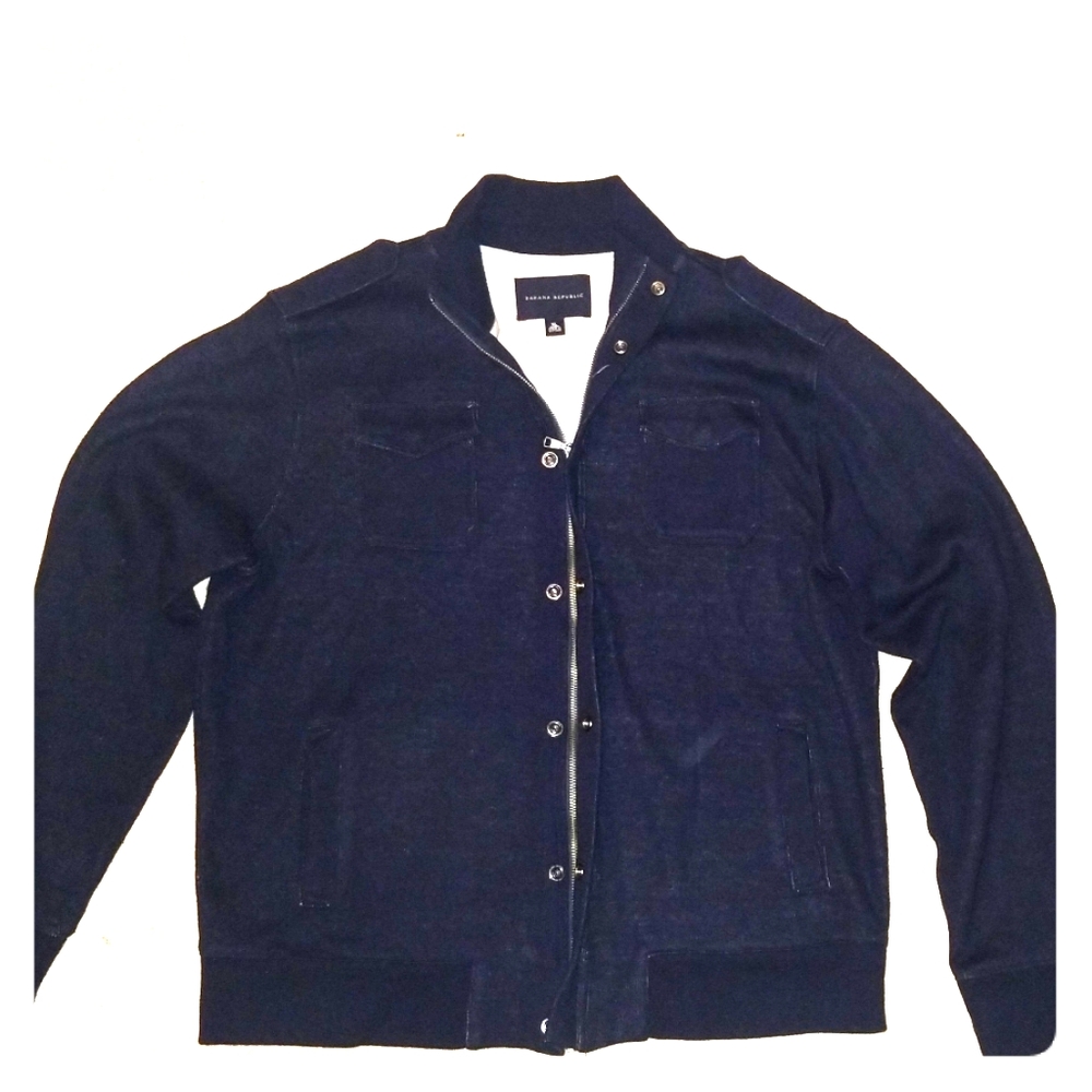 Mens Banana Republic Sweater Jacket.
